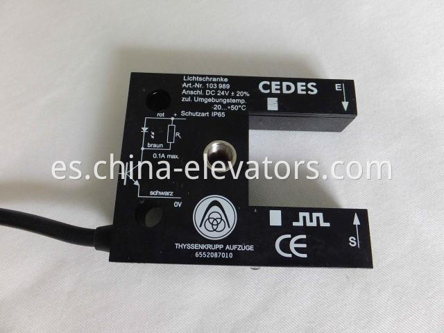 Sensor de cedes para ascensores Thyssenkrupp CEDES Sensor for ThyssenKrupp Elevators